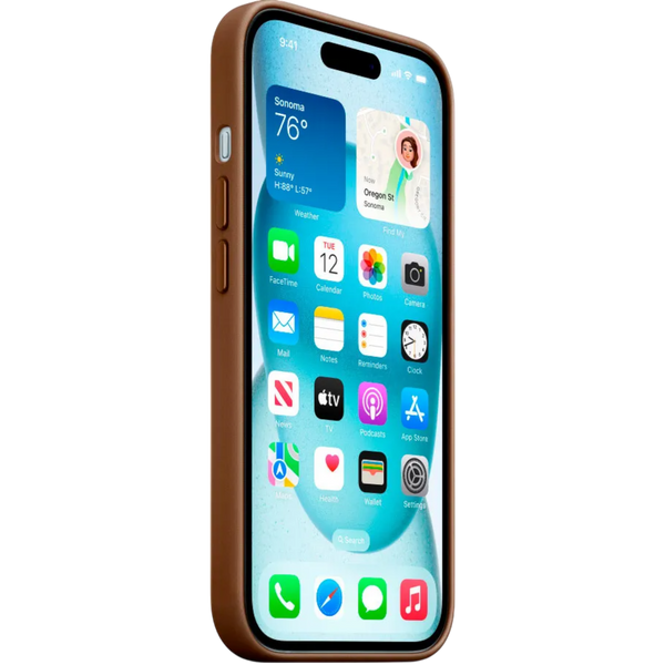 Чохол для смартфона Apple iPhone 15 FineWoven Case with MagSafe - Taupe (MT3C3) MT3C3