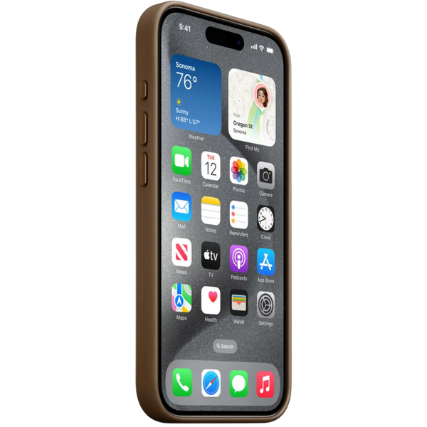 Чохол для смартфона Apple iPhone 15 Pro Max FineWoven Case with MagSafe - Taupe (MT4W3) MT4W3