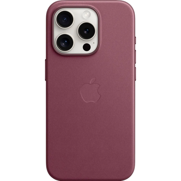Чохол для смартфона Apple iPhone 15 Pro FineWoven Case with MagSafe - Mulberry (MT4L3) MT4L3 Чохол для смартфона Apple iPhone 15 Pro FineWoven Case with MagSafe - Mulberry (MT4L3) MT4L3