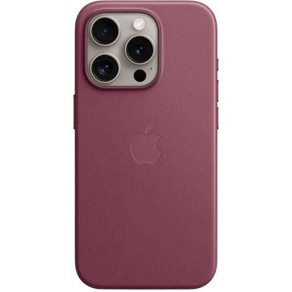 Чохол для смартфона Apple iPhone 15 Pro FineWoven Case with MagSafe - Mulberry (MT4L3) MT4L3 Чохол для смартфона Apple iPhone 15 Pro FineWoven Case with MagSafe - Mulberry (MT4L3) MT4L3