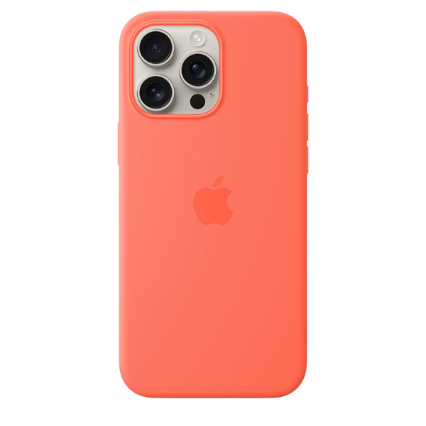 Чохол для Apple iPhone 16 Pro Max Silicone Case with MagSafe &ndash; Tangerine (MDGX4) CH-0033