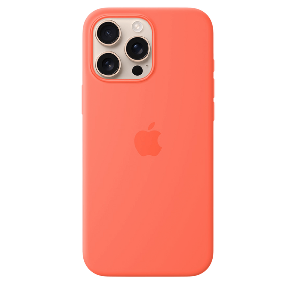 Чохол для Apple iPhone 16 Pro Max Silicone Case with MagSafe &ndash; Tangerine (MDGX4) CH-0033