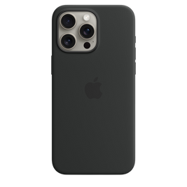 Чохол для смартфона Apple iPhone 15 Pro Max Silicone Case with MagSafe - Black (MT1M3) MT1M3