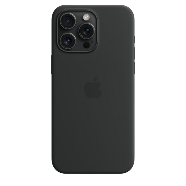 Чохол для смартфона Apple iPhone 15 Pro Max Silicone Case with MagSafe - Black (MT1M3) MT1M3