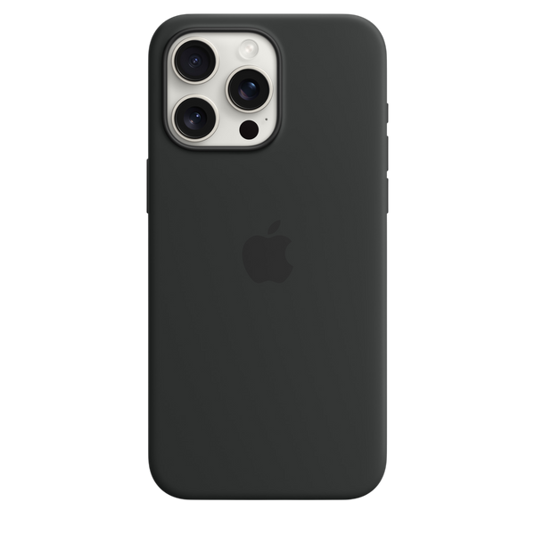 Чохол для смартфона Apple iPhone 15 Pro Max Silicone Case with MagSafe - Black (MT1M3) MT1M3