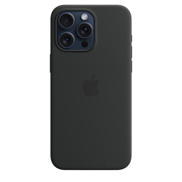 Чохол для смартфона Apple iPhone 15 Pro Max Silicone Case with MagSafe - Black (MT1M3) MT1M3