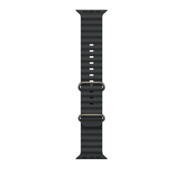 Чорний ремінець Apple Ocean Band Black з титановою застібкою для Apple Watch 44&ndash;49 мм &ndash; модель MXTL3
