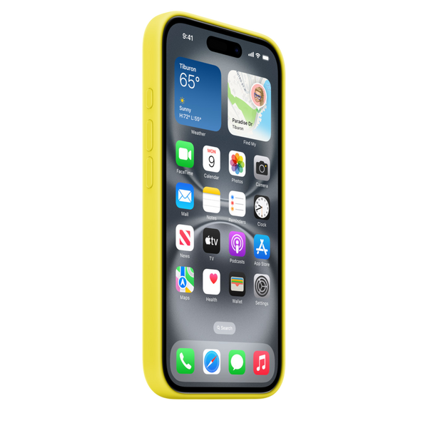 Чохол для Apple iPhone 16 Silicone Case with MagSafe - Star Fruit (MYY73) CH-0071