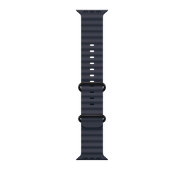 Темно-синій ремінець Apple Ocean Band Navy з чорною титановою застібкою для Apple Watch 44&ndash;49 мм &ndash; модель MYPA3