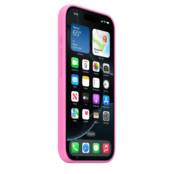 Чохол для Apple iPhone 16 Pro Silicone Case with MagSafe - Peony (MDFX4) CH-0049