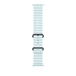Блакитний ремінець Apple Ocean Band Ice Blue з чорною титановою застібкою для Apple Watch 44&ndash;49 мм &ndash; модель MYP83