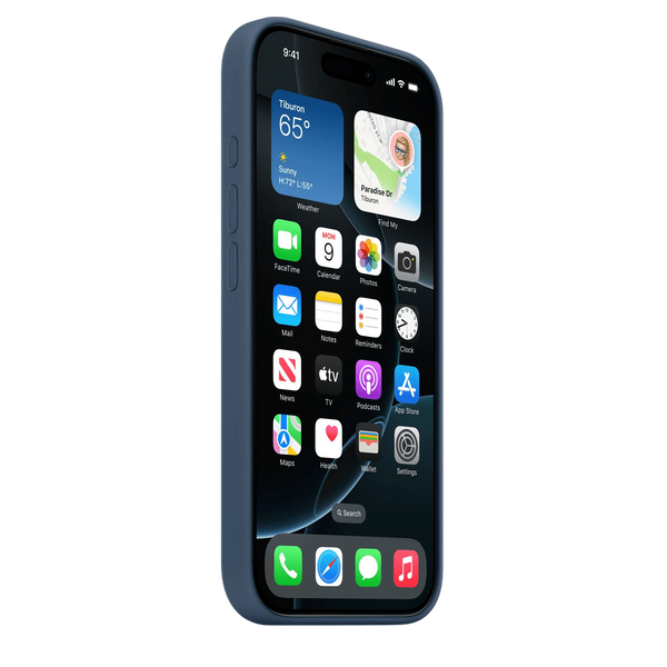 Чохол для Apple iPhone 16 Pro Silicone Case with MagSafe - Denim (MYYK3) CH-0047