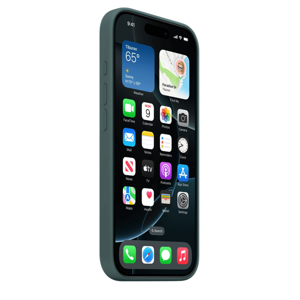 Чохол для Apple iPhone 16 Pro Silicone Case with MagSafe - Lake Green (MYYR3) CH-0048