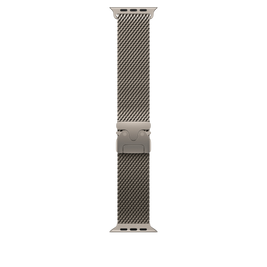 Титановий ремінець Apple Milanese Loop Natural Titanium Large для Apple Watch 44&ndash;49 мм &ndash; модель MXKE3