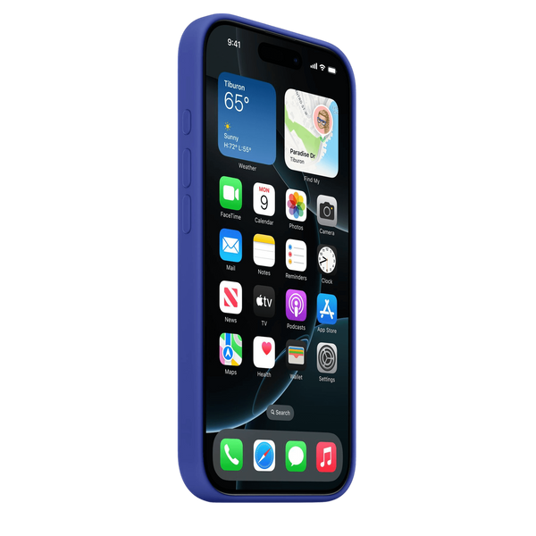 Чехол для Apple iPhone 16 Pro Silicone Case with MagSafe - Ultramarine (MYYP3) CH-0055