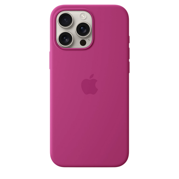 Чехол для Apple iPhone 16 Pro Max Silicone Case with MagSafe - Fuchsia (MYYX3) CH-0034