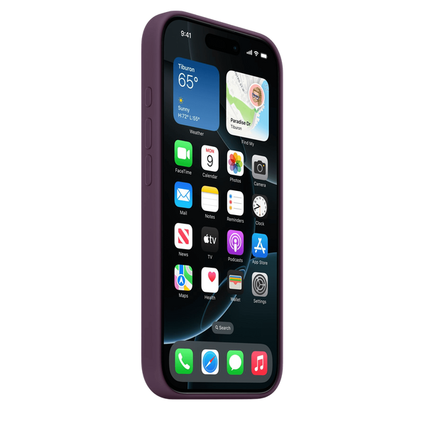 Чохол для Apple iPhone 16 Pro Silicone Case with MagSafe - Plum (MYYM3) CH-0051