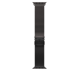 Чорний титановий ремінець Apple Milanese Loop Large для Apple Watch 44&ndash;49 мм &ndash; модель MXKH3