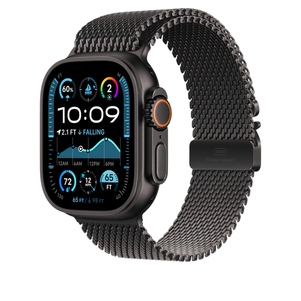 Магнітна застібка ремінця Milanese Loop Black Titanium &ndash; модель MXKH3