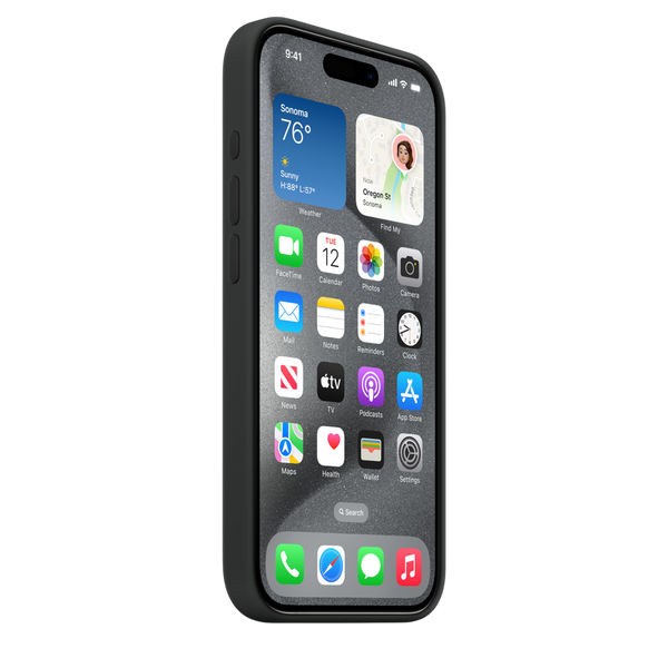Чохол для смартфона Apple iPhone 15 Pro Silicone Case with MagSafe - Black (MT1A3) MT1A3