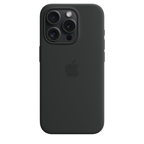 Чохол для смартфона Apple iPhone 15 Pro Silicone Case with MagSafe - Black (MT1A3) MT1A3