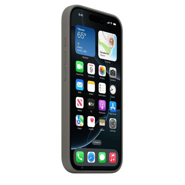 Чохол для Apple iPhone 16 Pro Silicone Case with MagSafe - Stone Gray (MYYL3) CH-0056