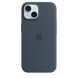 Чохол для смартфона Apple iPhone 15 Silicone Case with MagSafe - Storm Blue (MT0N3) MT0N3