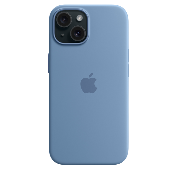 Чохол для смартфона Apple iPhone 15 Silicone Case with MagSafe - Winter Blue (MT0Y3) MT0Y3