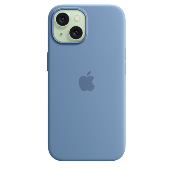 Чохол для смартфона Apple iPhone 15 Silicone Case with MagSafe - Winter Blue (MT0Y3) MT0Y3