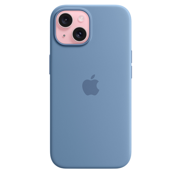 Чохол для смартфона Apple iPhone 15 Silicone Case with MagSafe - Winter Blue (MT0Y3) MT0Y3