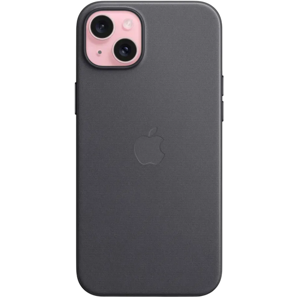 Чехол для смартфона Apple iPhone 15 Plus FineWoven Case with MagSafe - Black (MT423) MT423