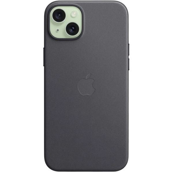 Чехол для смартфона Apple iPhone 15 Plus FineWoven Case with MagSafe - Black (MT423) MT423