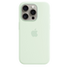Чохол для смартфона Apple iPhone 15 Pro Silicone Case with MagSafe - Soft Mint (MWNL3) MWNL3