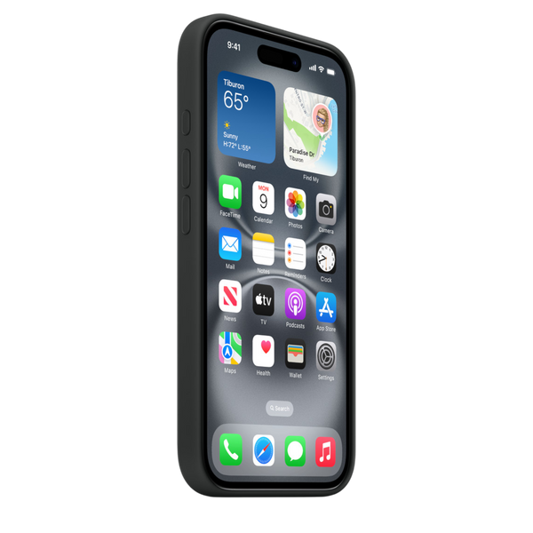 Чохол для Apple iPhone 16 Silicone Case with MagSafe - Black (MYY13) CH-0067
