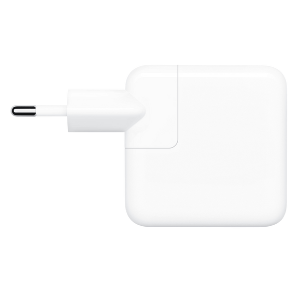 Мережевий зарядний пристрій Apple A2676 35W Dual USB-C White (MW2K3) MW2K3