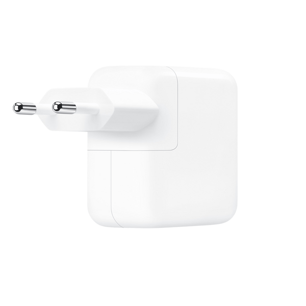 Мережевий зарядний пристрій Apple A2676 35W Dual USB-C White (MW2K3) MW2K3