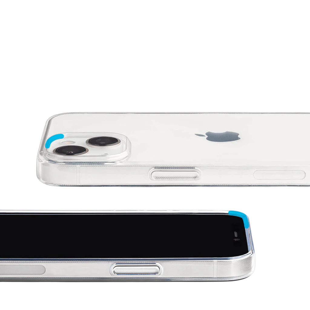 Внутрішня частина прозорого чохла Apple iPhone 15 Plus Clear Case із вбудованим магнітним кільцем для MagSafe аксесуарів